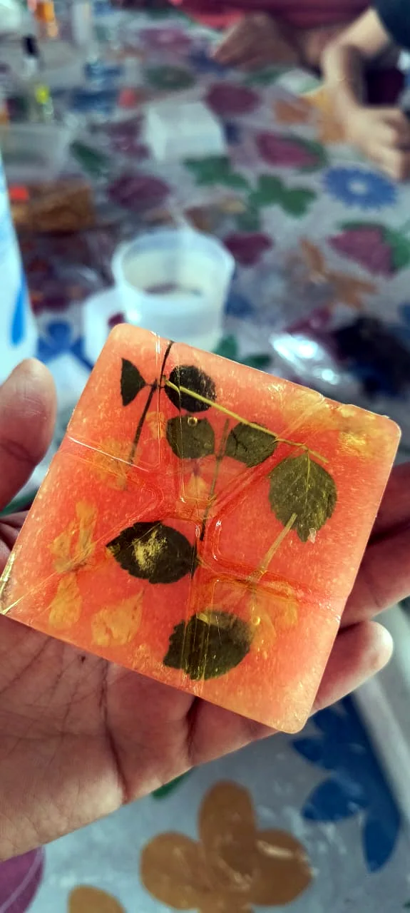 Pieza elaborada durante un taller